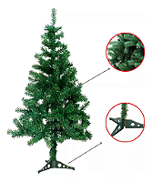 Árvore De Natal Verde Tradicional 144 Galhos 1,20cm Desmontável.