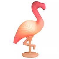 Luminária Flamingo 49x34x13cm Polietileno Laranja.