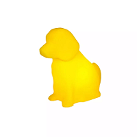 Luminária Toby 36x34x36cm Polietileno Amarelo.