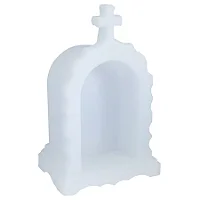 Luminária Oratório Iluminado 38x24x19,5cm Polietileno Branco.