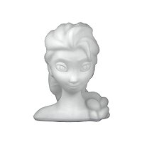 Luminária Elsa 33x26,5x21,5cm Polietileno Branco.