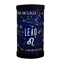 Luminária de Mesa Lumi Signo Leão 27xØ14,5cm Polipropileno Colorido.