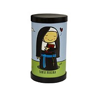Luminária de Mesa Lumi Santa Paulina 27xØ14,5cm Polipropileno Colorido.