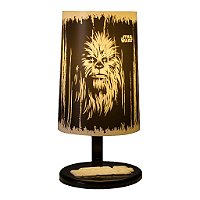 Abajur Pop Star Wars Chewbacca 29,5x14,5x15,5cm Polietileno Preto e Branco.