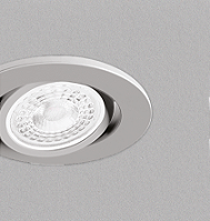 Spot de Embutir Nuru Quadrado Facho Orientável PAR30 14,5x14,5x11,4cm Alumínio Prata Acetinado.