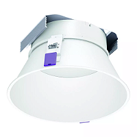 Spot de Embutir LED Daka Redondo Recuado 4000K 18,1W Bivolt Ø21,2x11,6cm Alumínio Branco Fosco Microtexturizado.