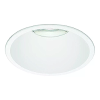 Spot de Embutir LED Daka Redondo Recuado 2700K 13,7W Bivolt Ø8,7x7,5cm Alumínio Branco Fosco Microtexturizado.