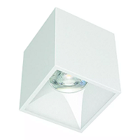 Spot de Sobrepor LED Kona Quadrado Recuado 37º 2700K 13,7W Bivolt 10x8,5x8,5cm Alumínio Branco Fosco.