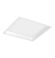 Luminária de Embutir LED Dhari Quadrado Recuado 3000K 23,9W Bivolt 35x35x9,3cm Alumínio Branco Fosco.