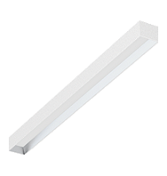 Plafon de Sobrepor LED Dhari Retangular Recuado 5000K 35,9W Bivolt 114,5x9,4x7,5cm Alumínio Branco Fosco.