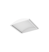 Luminária de Embutir LED Tulia Quadrado 5000K 26,5W Bivolt 44x44x9cm Alumínio Branco Fosco.