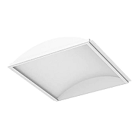 Luminária de Embutir LED Tulia Quadrado 4000K 34,4W Bivolt 59,3x59,3x12cm Alumínio Branco Fosco.