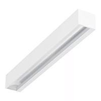 Arandela linear com iluminação assimétrica de Parede LED Retangular 3000K 17,9W Bivolt 59,2x7,3x6,5cm Alumínio Branco Fosco.