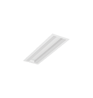 Luminária de Embutir LED Kiini Retangular 2700K 29,5W Bivolt 45,5x13,5x3,5cm Acrílico, Corpo e Refletor Branco Fosco.