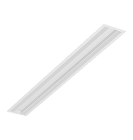 Luminária de Embutir LED Kiini Retangular 5000K 73W Bivolt 113,8x13,5x5,5cm Acrílico, Corpo e Refletor Branco Fosco.