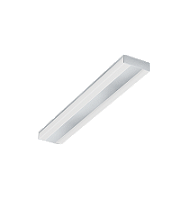 Plafon de Sobrepor LED Kiini Retangular 4000K 73W Bivolt 111,8x9x2,8cm Alumínio Prata Acetinado e Acrílico Branco Fosco.