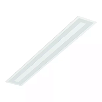 Luminária de Embutir LED Joari Retangular 2700K 71W Bivolt 117,1x15,5x6cm Alumínio Branco Fosco.
