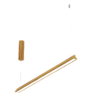 Pendente LED Jasiri Linear 2700K 36,7W Bivolt 113x4,5x3,8cm Alumínio Amadeirado Miti.
