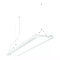 Pendente LED Jasiri Linear 4000K 71W Bivolt 115,5x25x4cm Alumínio Branco Brilhante.
