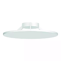 Plafon de Sobrepor LED Eneza Redondo Luz Indireta 2700K 41,9W Bivolt Ø60x11cm Alumínio Branco Fosco.