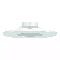 Plafon de Sobrepor LED Eneza Redondo Luz Indireta 2700K 41,9W Bivolt Ø60x11cm Alumínio Branco Fosco.