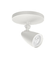 Spot de Sobrepor Ideia Dicroica PAR16 12,4x5,8x9,4cm Alumínio Branco Fosco.