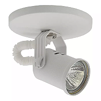 Spot de Sobrepor Wazi Dicroica PAR16 11,8x5,3x7,9cm Alumínio Branco Fosco.