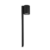 Poste De Jardim 280 Direcionável 40cm Para Lâmpada Dicroica Preto.