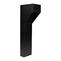 Poste Balizador 270 para Jardim 35cm GU10 para Mini Dicróica Preto.
