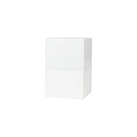 Mini Poste Balizador 205 para Jardim com Led 5,5W 3000K 11,5cm Branco.