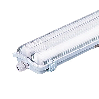 Luminária Hermética 2X9/10w IP65 65cm.