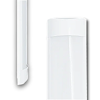 Luminária Superled SLIM 120cm 36W bivolt 3000K Branco Quente.