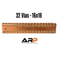 BARRAMENTO DE COBRE ARP 32 VIAS - 16X16 PAR