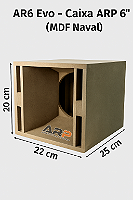 Caixa ARP 6'' AR6 Evo Mdf Naval 9mm
