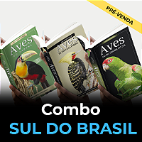 Combo Sul do Brasil 3 Livros - Aves do RS + SC + PR – Pré-venda (envios a partir de setembro/2025)