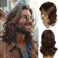 Peruca Lace Masculina Longa Natural