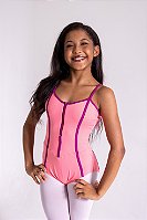 Collant Maya Praia de coral com escândalo