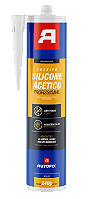 AUTOFIX ADESIVO SILICONE ACÉTICO PROFISSIONAL INCOLOR 240G