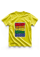 CAMISETA 100% algodão - NINGUÉM VAI PODER NOS DIZER COMO AMAR