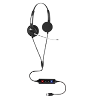 HEADSET FP360 USB BIAURICULAR