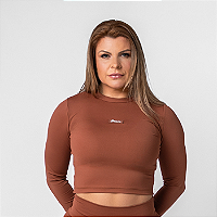 BLUSA LONGA POWER FLEX ÂMBAR