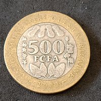 Moeda de 500 Francos da África Ocidental - Ano 2003