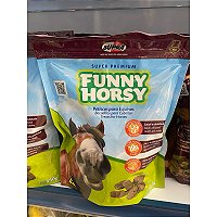 Funny Horsy Petisco Para Equinos Super Premium 450g Kit 5 unidades