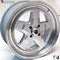JOGO DE RODAS C9 ARO 15X7 FURAÇÃO 4X100 ET30