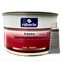 Massa Poliéster Ultra Leve Korex 750ml Roberlo