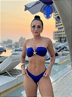 Top tomara caia estrela com alça opcional + calcinha asa delta glow azul