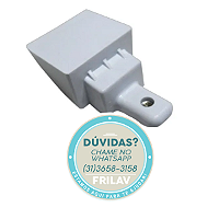 Suporte Inferior do Puxador Original Electrolux 67405516 / 41033906 - Para Geladeiras DF42, DF51, DF53, DF54