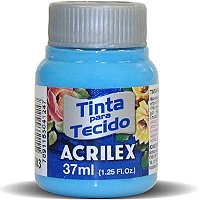 TINTA TECIDO FOSCA/ 37 ML AZUL CELESTE