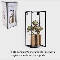 PRATELEIRA ARAMADA C VASO 13CM