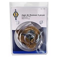 KIT ESCOVA DE ACO BRASFORT C/5